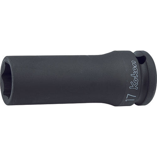 Ko-ken 14300M-21 1/2 Sq. Dr. Socket 21mm 6 point Length 80mm