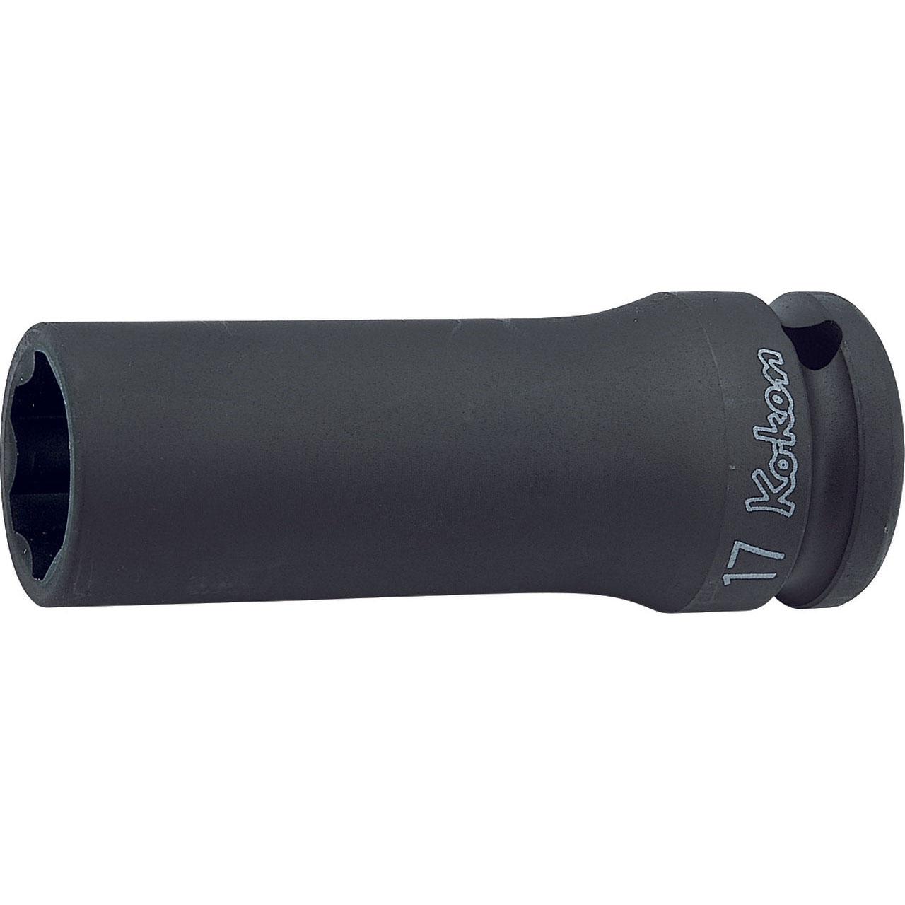Ko-ken 14310M-17 1/2 Sq. Dr. Socket 17mm Surface Drive Length 80mm