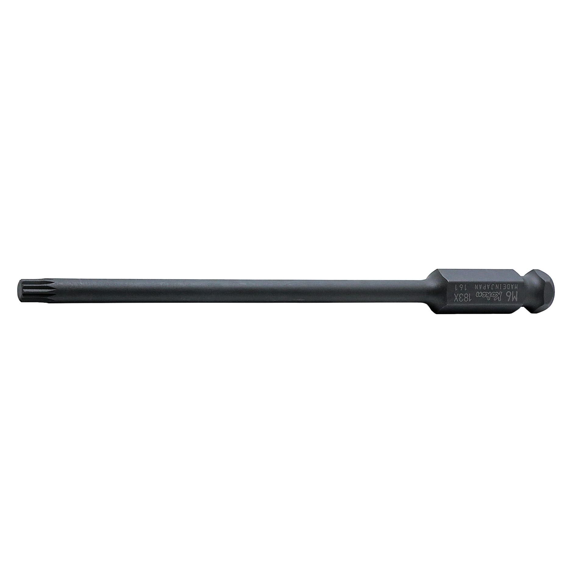 Ko-ken 183X.150-M12 7/16 Hex Dr. Bit XZN M12 Triple Square Length 150mm