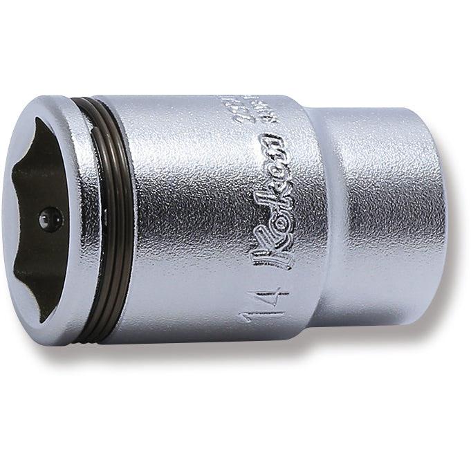 Ko-ken 2350X-14 1/4 Sq. Dr. Socket 14mm Nut Grip Length 32mm