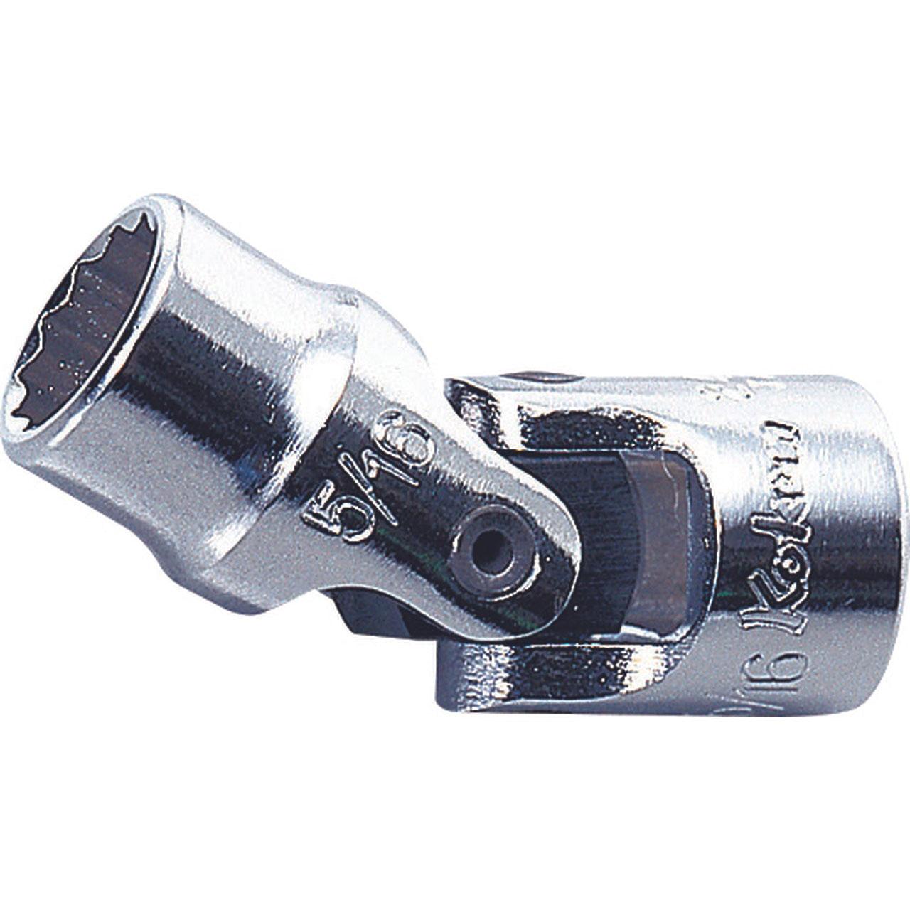 Ko-ken 2445A-3/16 1/4 Sq. Dr. Universal Socket 3/16 12 point Length 32mm