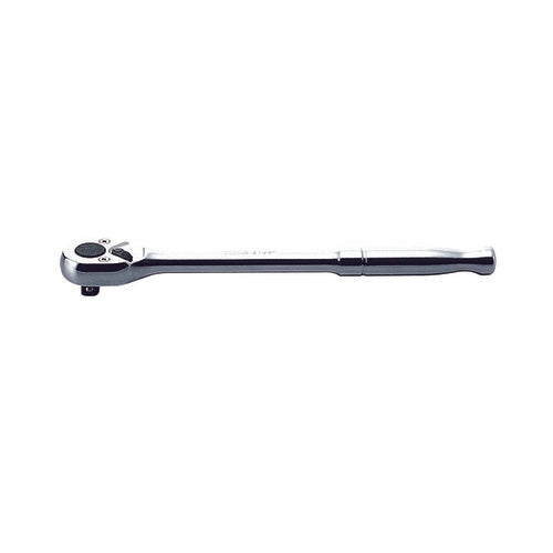 Ko-ken 2753P-160 1/4 Sq. Dr. Ratchet Handle 20 teeth Length 160mm Polished Handle Supply
