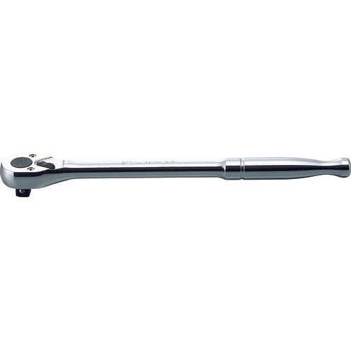 Ko-ken 3753P-250 3/8 Sq. Dr. Ratchet Handle 24 teeth Long Length 250mm Polished Handle