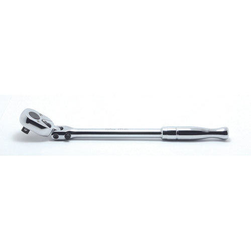 Ko-ken 3774PS 3/8 Sq. Dr. Ratchet Handle 24 teeth Flexible Head Length 175mm Polished Handle