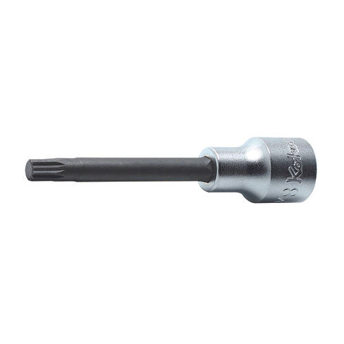 Ko-ken 4020.100-M12 1/2 Sq. Dr. Bit Socket XZN M12 Triple Square Length 100mm