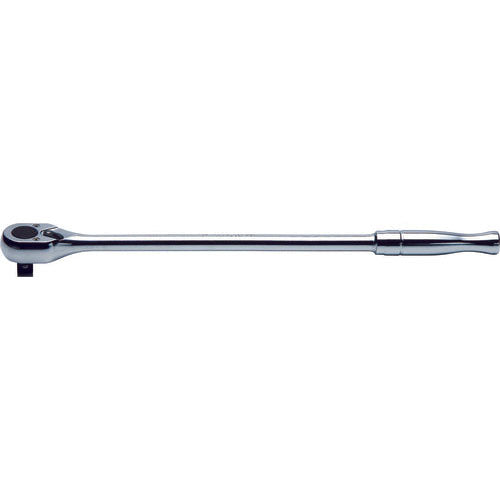Ko-ken 4753P-410 1/2 Sq. Dr. Ratchet Handle 24 teeth Length 410mm Polished Handle