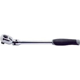 Ko-ken 4774JB 1/2 Sq. Dr. Ratchet Handle 24 teeth Flexible Head Length 330mm Push Button Plastic Handle