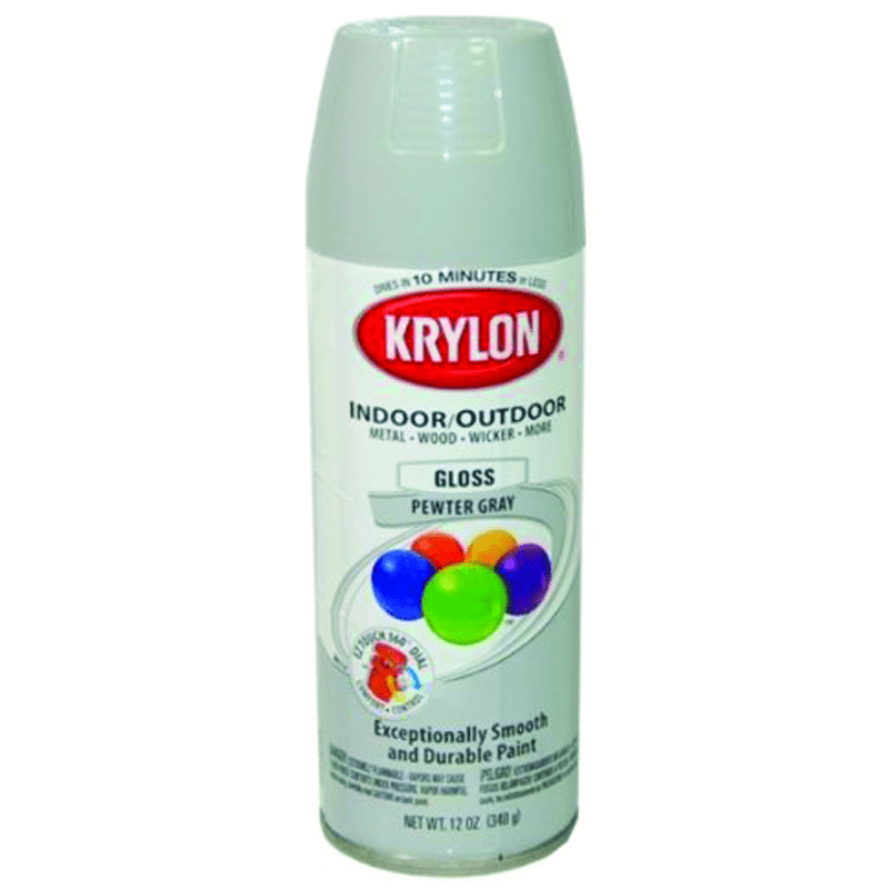 Krylon LP40K1606 16OZ PEWTER GRAY