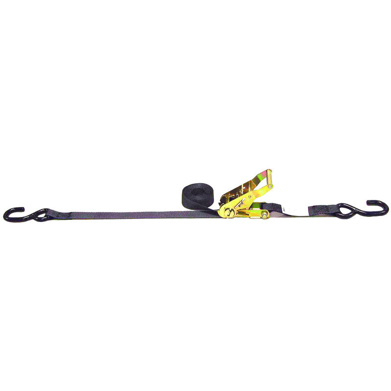 Lift-All SE8560103 Load Binder – 1" x 10 feet – Open Hook Ratchet Buckle Style