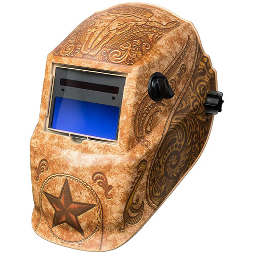 Lincoln Electric LE01K41341 1.73″ Variable Shade 7-13 Welding Helmet Lone Star with Grind Mode