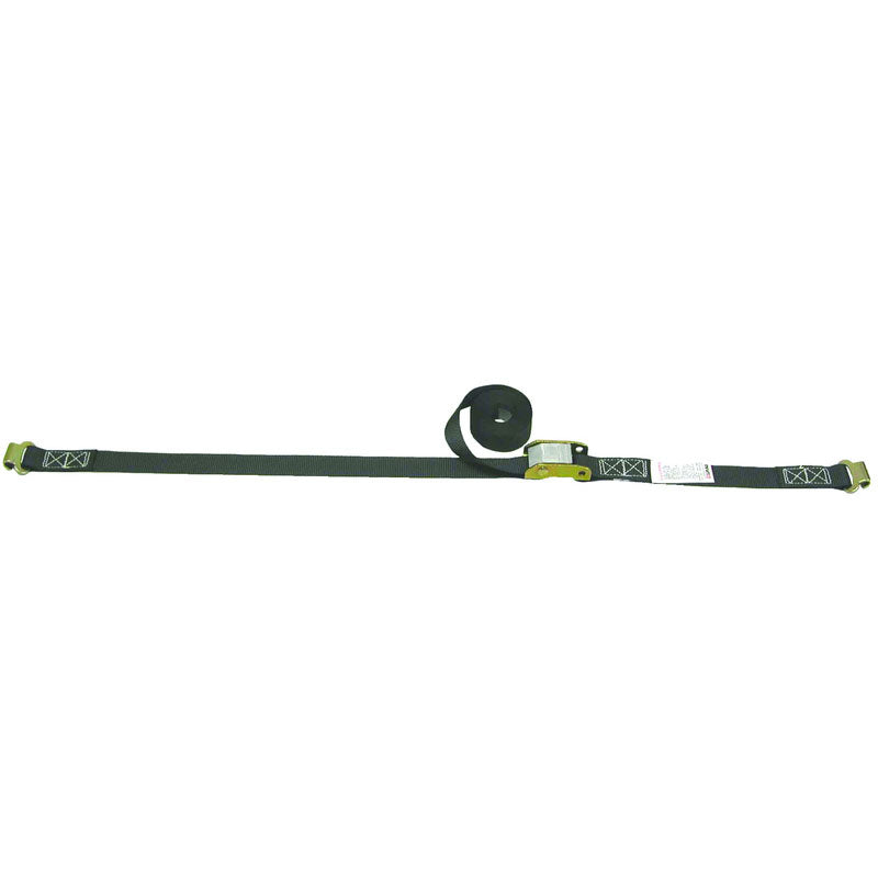 Lift-All SE8560102 Load Binder – 1" x 10 feet – Flat Hook Ratchet Buckle Style