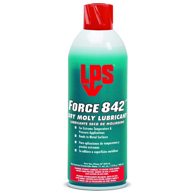 LPS LJ6002516 Aerosol Force 842 Dry Moly Lubricant-14 oz