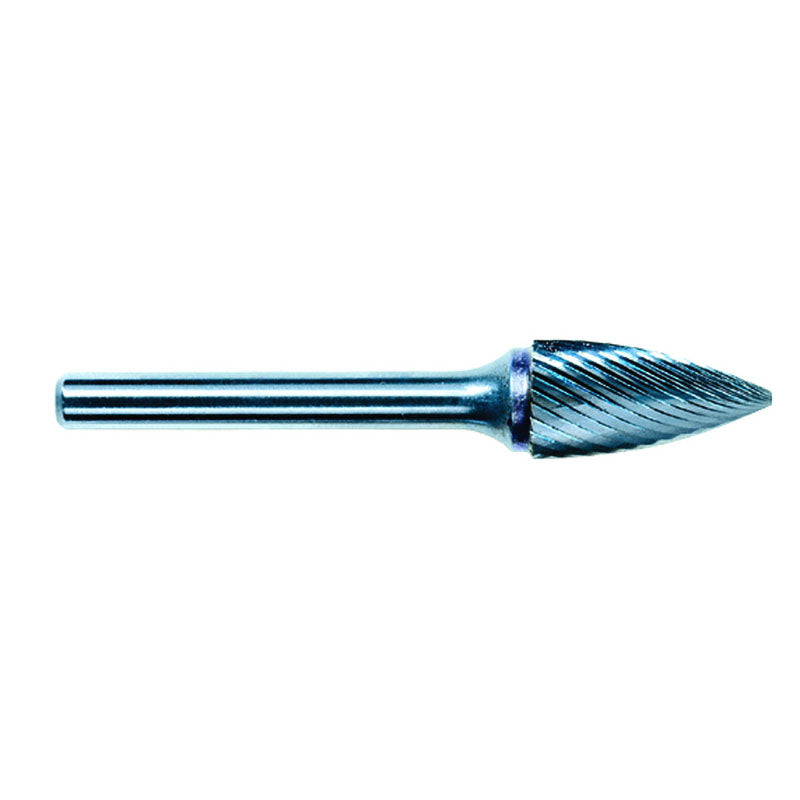 M A Ford FP6069090020 1/8 EdgeHog Tree Shape Pointed End Miniature Carbide Bur SG-41 Standard