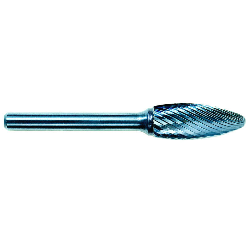 M A Ford FP6049250020 1/4 EdgeHog Flame Carbide Bur SH-1 Standard