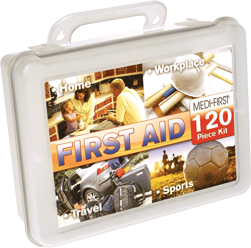 Medi First KB7840120 120 Piece Multi-Purpose First Aid Kit