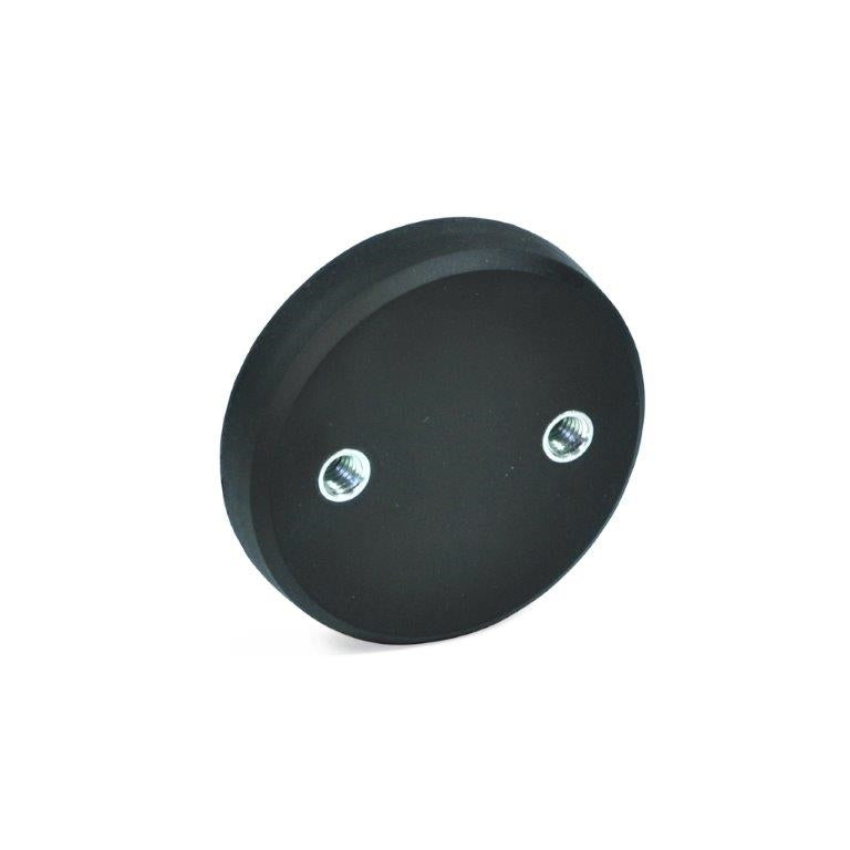 JW WINCO GN51.6-ND-43-22-M4 RETAINING MAGNET W/2 TAPPED THREADS, RUBBER JACKET