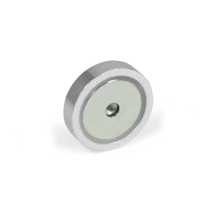 JW WINCO GN50.5-ND-40 RETAINING MAGNET W/ TAPPED THREAD, DISC SHAPE Hot on Sale