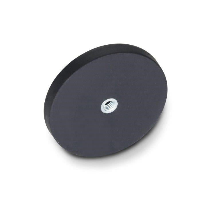 JW WINCO GN51.5-ND-31-SW RETAINING MAGNET W/ TAPPED THREAD, RUBBER JACKET on Sale