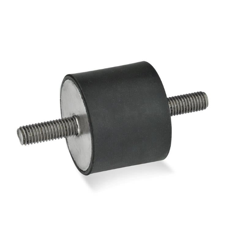 JW WINCO GN451-30-30-M8-SS-55 RUBBER BUMPER STAINLESS,THREADED STUDS