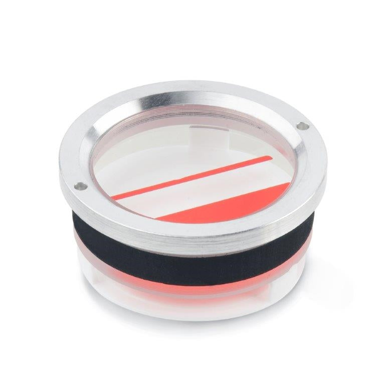 JW WINCO RD2/A GN537-22-28-A OIL SIGHT GLASS ALUMINUM W/O LEVEL INDICATOR W/RUBBER SEAL