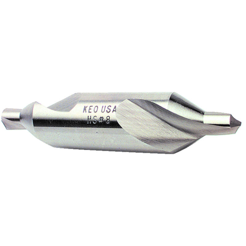 Keo AV4210015 #4-0 x 1-1/4" OAL 60 Degree HSS Plain Combined Drill and Countersink Uncoated Hot on Sale
