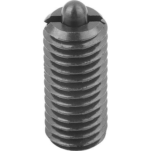 KIPP K0317.06 SPRING PLUNGER STANDARD SPRING FORCE D=M06 L=20, STEEL, COMP:PIN STEEL