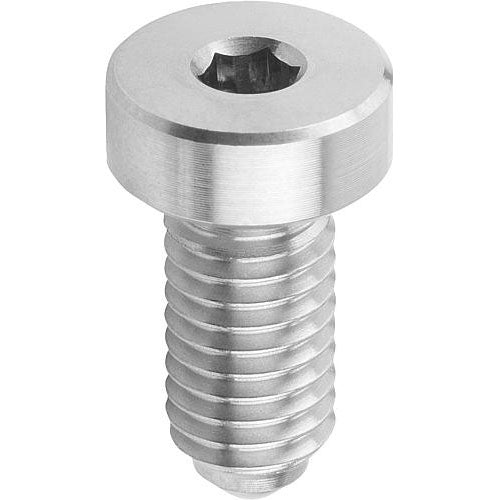 KIPP K0336.101 SPRING PLUNGER SPRING FORCE, WITH HEAD, D=M10 L=26, STAINLESS STEEL, COMP:BALL STAINLESS STEEL