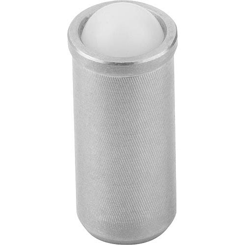 KIPP K0333.404 SPRING PLUNGER SPRING FORCE, SMOOTH VERSION, D=4 L=9, STAINLESS STEEL, LONG VERSION, COMP:POM, PU=25