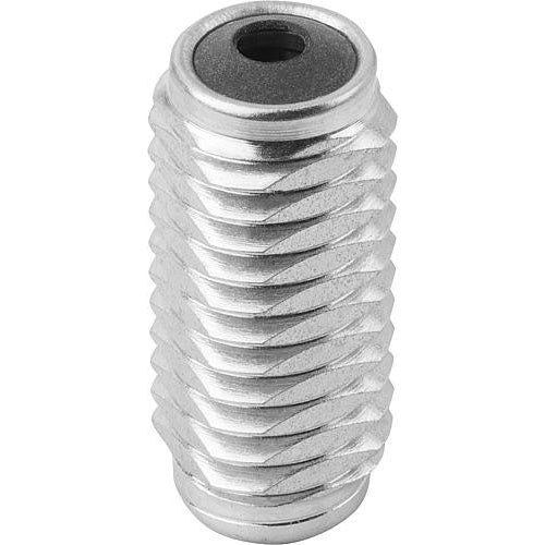 KIPP K0372.2300X43 LATERAL SPRING PLUNGER SPRING FORCE, WITH THREADED SLEEVE, D=M18X1,5 L=45, FORM:B, STEEL, COMP:STEEL Online now