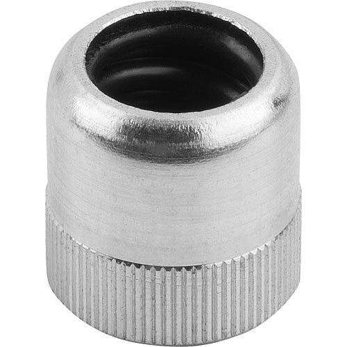 KIPP K0370.31056 LATERAL SPRING PLUNGER, SPRING FORCE WITHOUT THRUST PIN, FORM:A WITHOUT SEAL D=10, L1=4, ALUMINIUM, COMP:STEEL