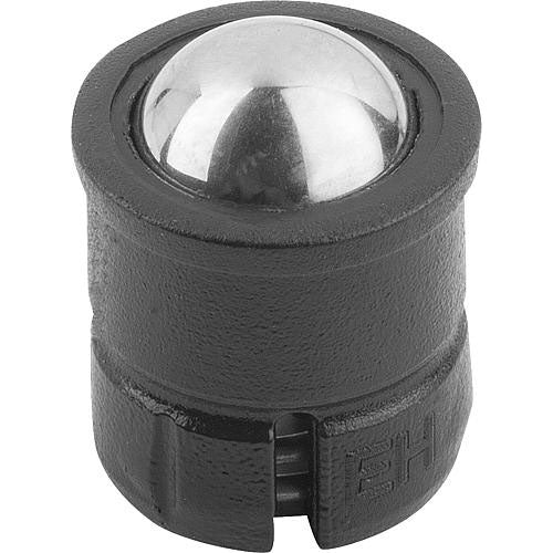 KIPP K1171.08 SPRING PLUNGER SPRING FORCE, SMOOTH VERSION, D=8 L=9, PLASTIC, COMP:STAINLESS STEEL Sale