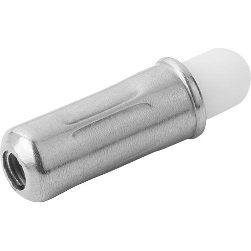 KIPP K1172.206 SPRING PLUNGER SPRING FORCE, SMOOTH VERSION, D=6 L=15, STAINLESS STEEL, COMP:POM