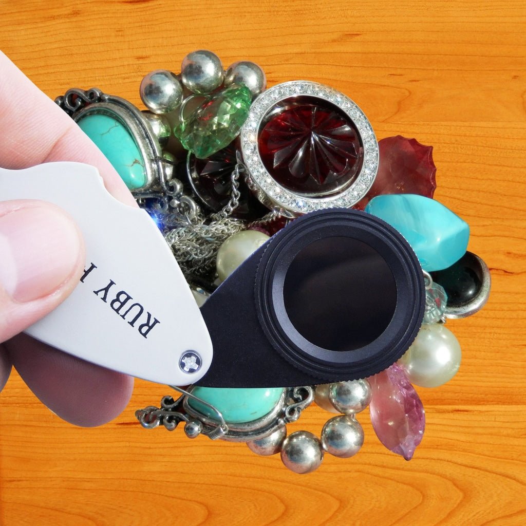 CLMG-7302 Foldable Ruby Filter Gem, Jewelry Identification tool for Emerald & Gemstones Metal Body