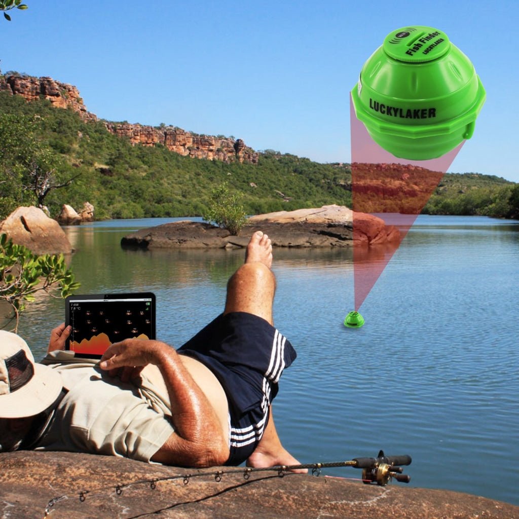 FF-916 70M WIFI Fishfinder Sonar IOS Android Fish Finder 147 FEET (45 Meters) with Neoprene Bag