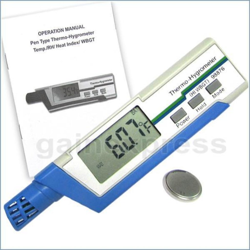 M0198876 Pen Type Thermo Hygrometer Temperature RH Heat Index WGBT Online Sale