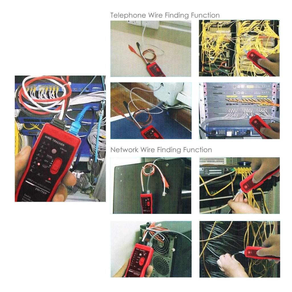 N03NF-806R Network LAN or Telephone Cable Wire Tracker Open Circuit Tester Online Hot Sale