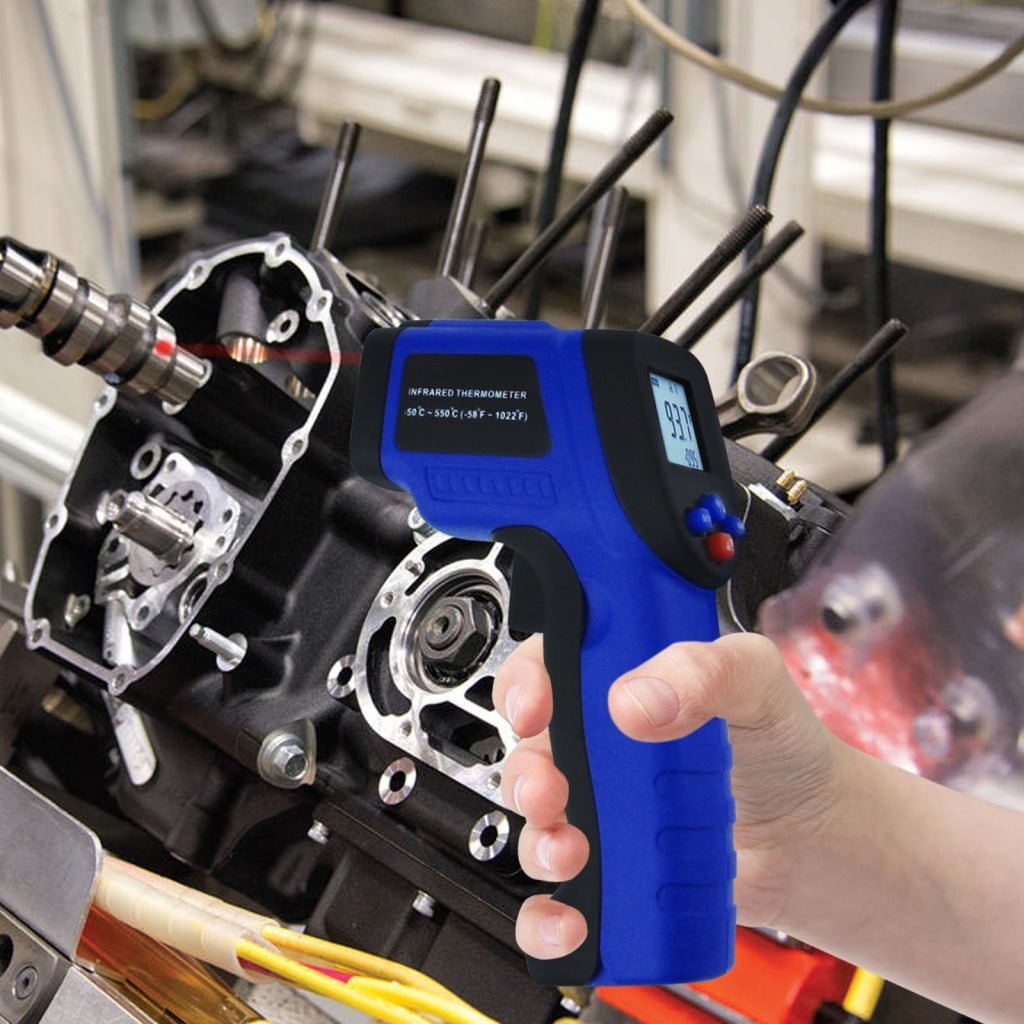 THE-34 -50~750°C/ -58~1382°F Non Contact Digital IR Infrared Laser Thermometer 12:1 DS Pyrometer