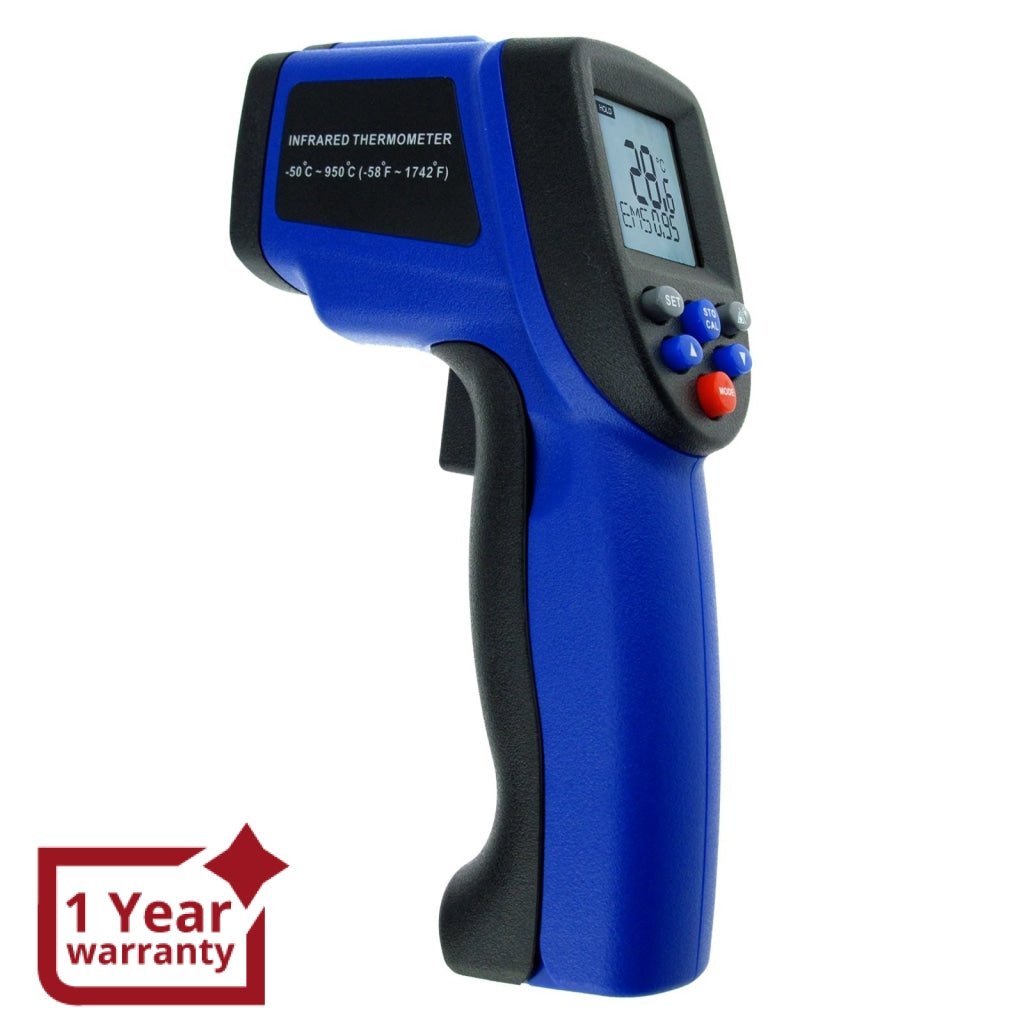 THE-35 Infrared IR Laser 12:1 Non-Contact -50~950°C / -58~1742°F Digital Thermometer, Industrial Chemicals Machinery Cooking Household Used
