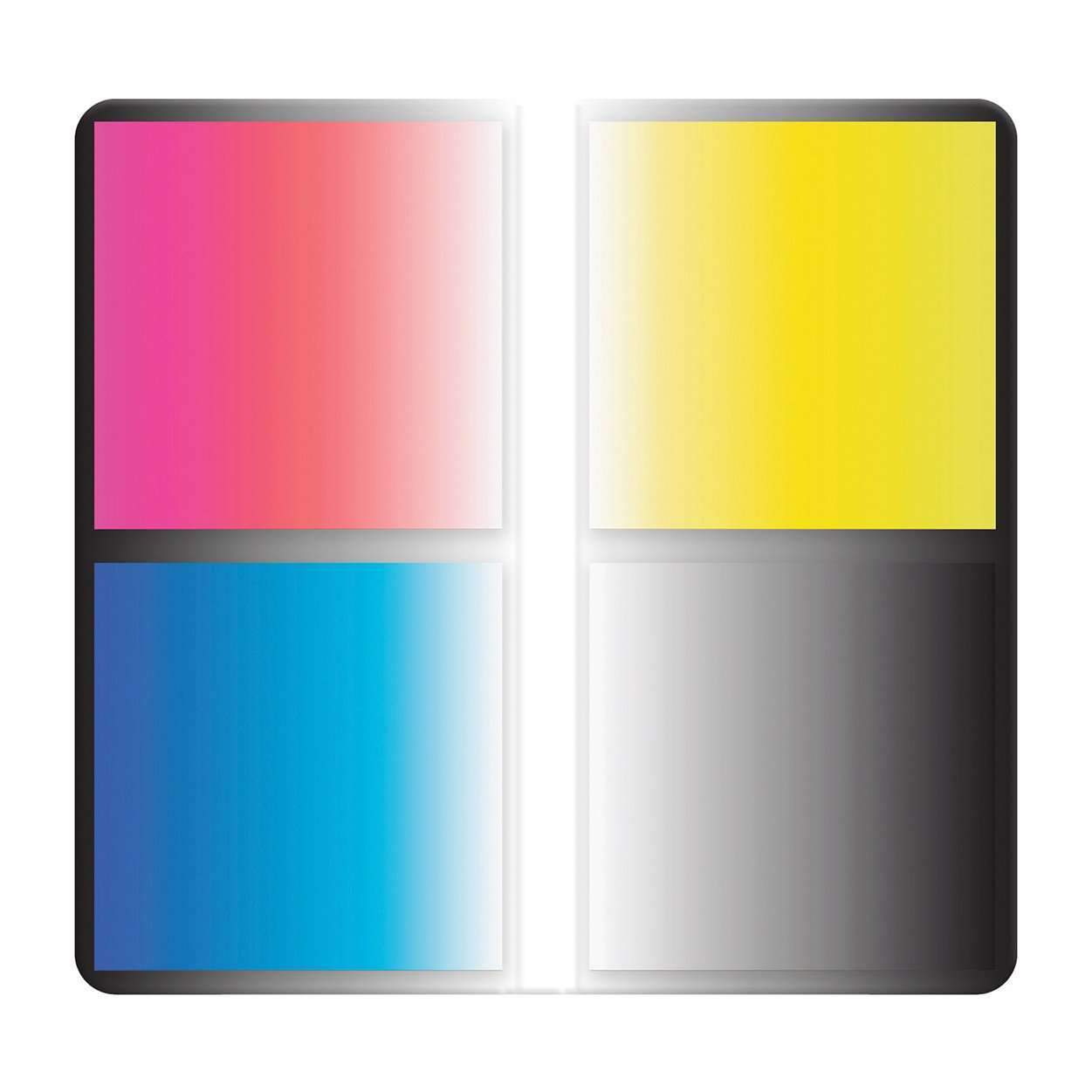 Neon Black Ombre Paseo Sticky Note Online