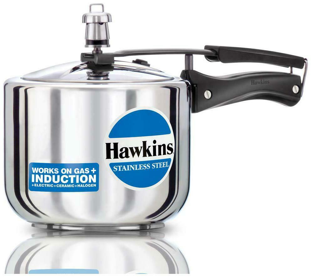 Hawkins HSS3T Stainless Steel 3 Liter Pressure Cooker Tall Hot on Sale