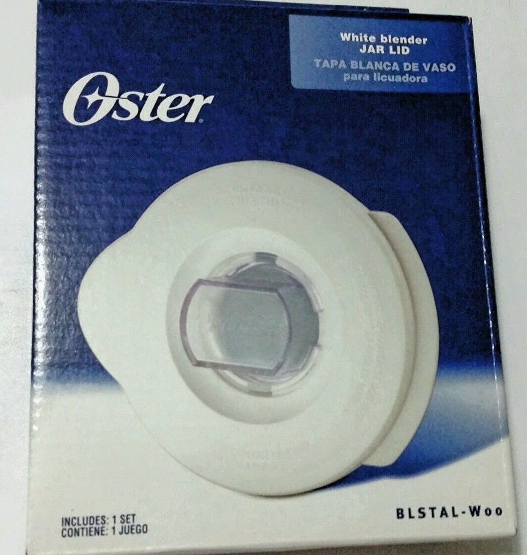 Oster BLSTAL-W00-11 Round Blender Jar Lid w/ Cap, White Hot on Sale