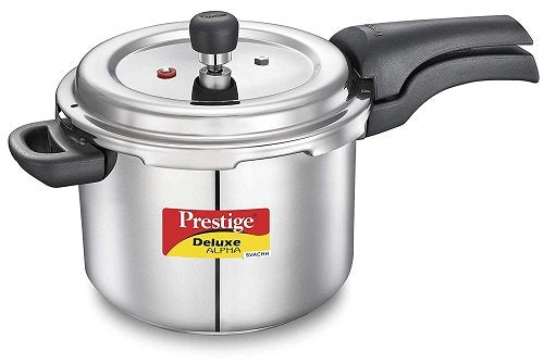 Prestige Svachh Deluxe Alpha 4 Liter Stainless Steel Pressure Cooker