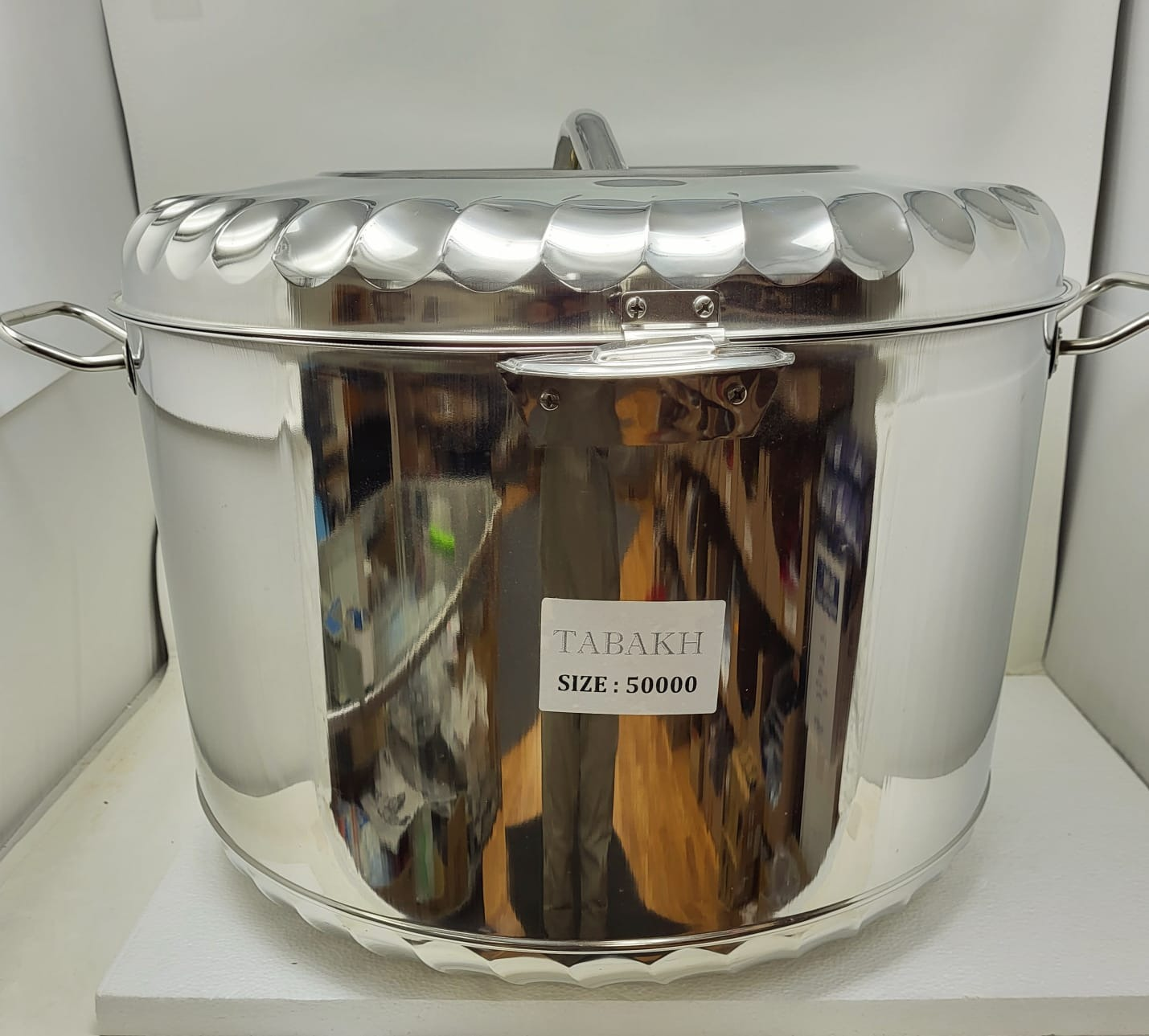 Tabakh Stainless Steel 50000ML Hotpot Casserole Bowl – Store Pickup Only