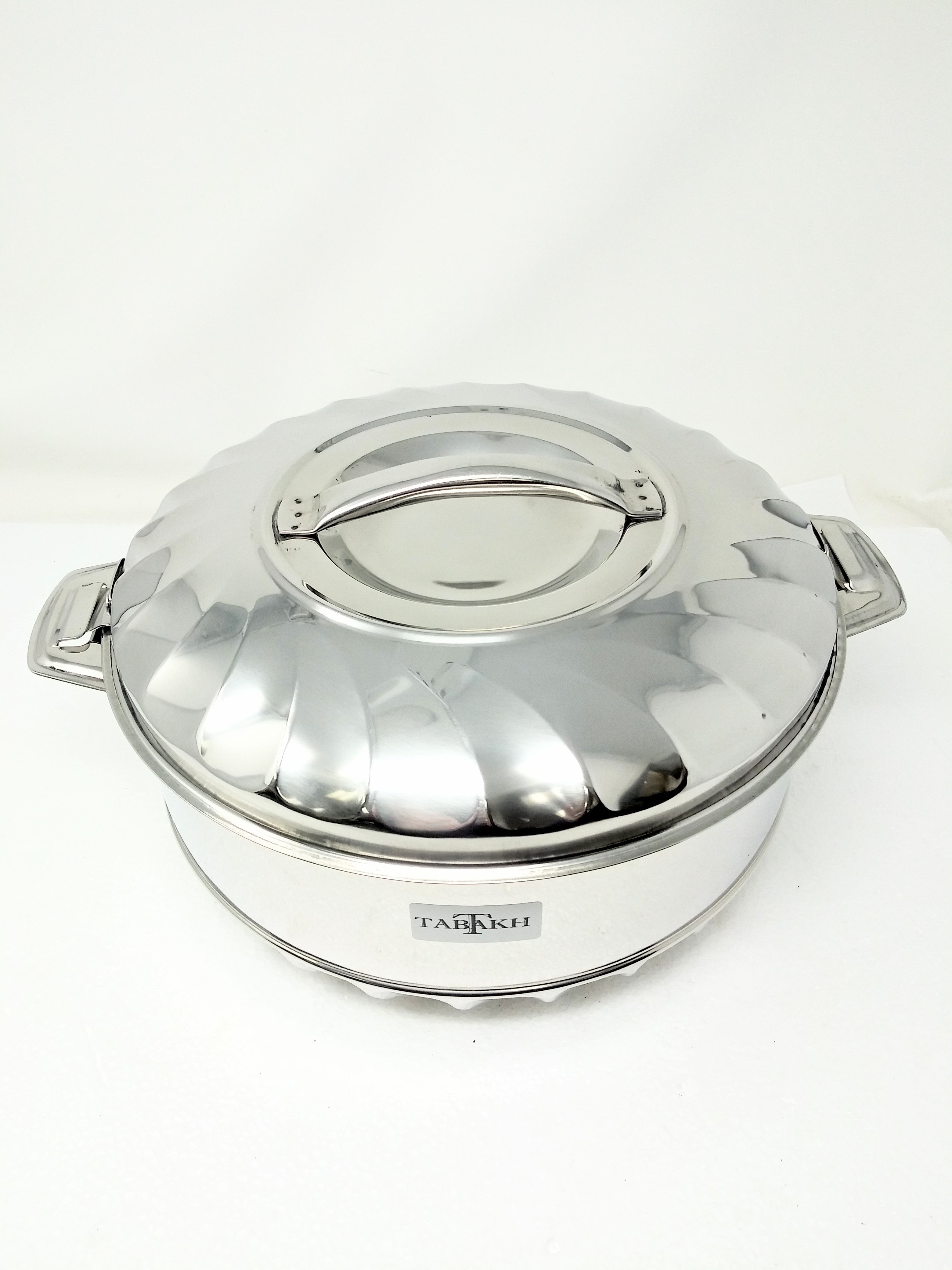 Tabakh Stainless Steel 3500ML Hotpot Casserole Bowl Discount