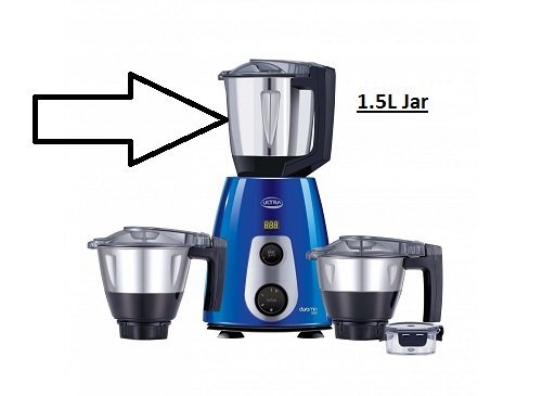 Ultra DuraMix Mixer Model 1.5 Liter Large Jar Online Sale