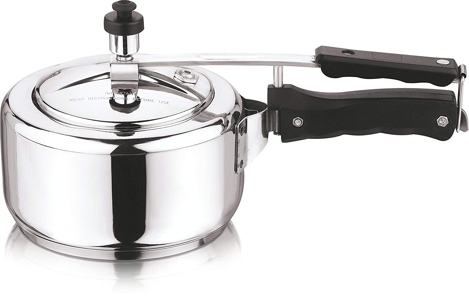 Vinod 2L Stainless Steel Inner Lid Sandwich Bottom Pressure Cooker Fashion
