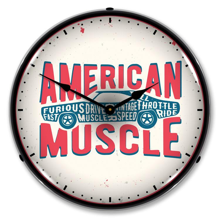 Collectable Sign and Clock – American Muscle Clock Online Sale