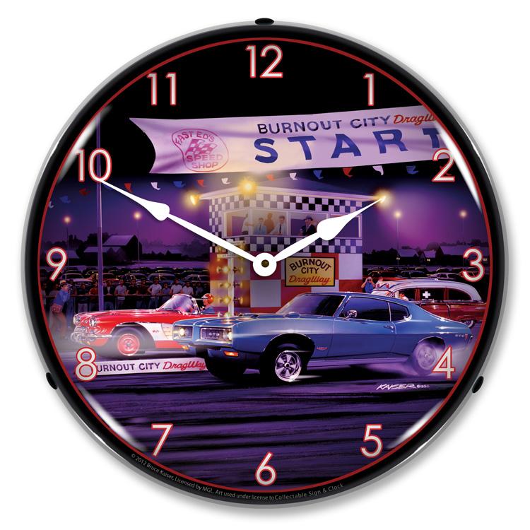 Collectable Sign and Clock – Drag City Clock