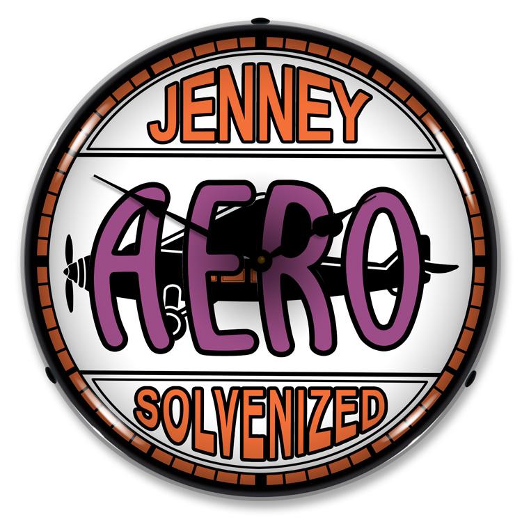 Collectable Sign and Clock – Jenny Aero Gas Clock Hot on Sale