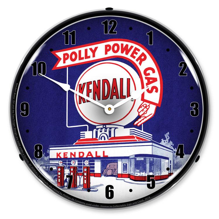 Collectable Sign and Clock – Kendall Gas Station Clock